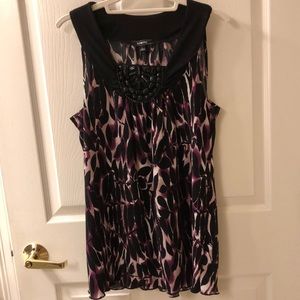 Elementz  Dressy sleeveless top, perfect over tight black pants and sandals!